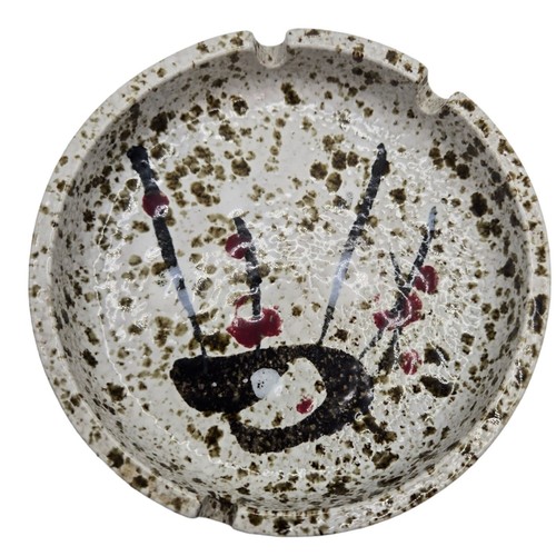 Cenicero de Cerámica MCM De Colección Diseño Abstracto Salpicaduras Japón Mediados de Siglo Moderno - Imagen 13 de 18