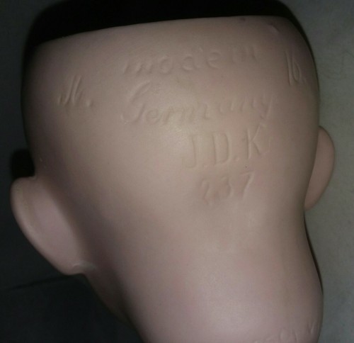 Neu Keramik Puppe Body R B 8 Zoll 2 Köpfe 1 ist nicht markiert 1 markiert Deutschland JDK - Bild 4 von 12