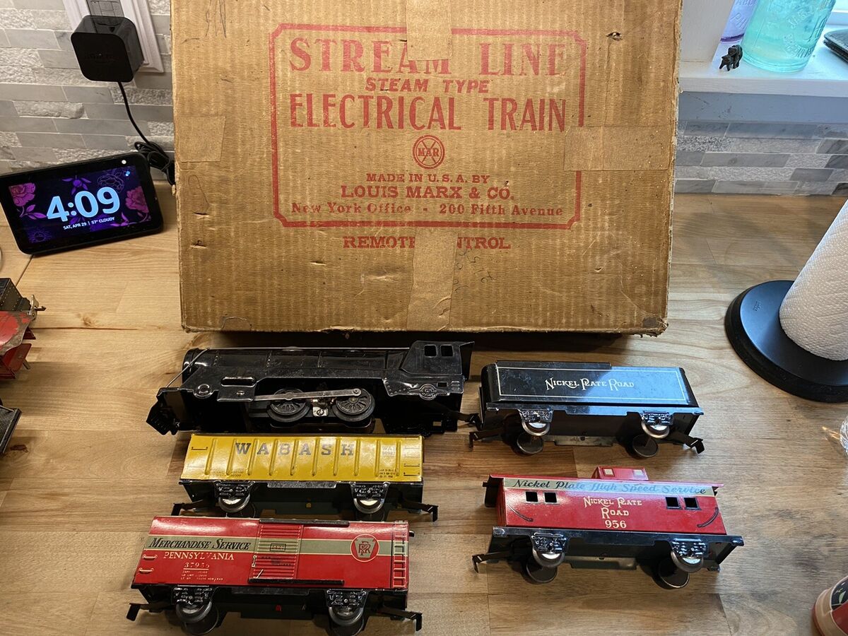 Stream Line Steam Type Electrical Train Made By Marx Nice Condition With Box eBay