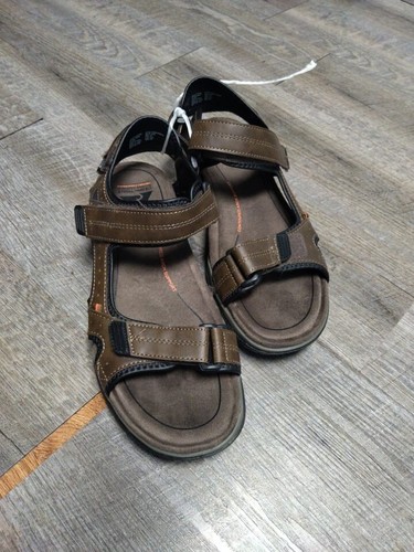 Ozark Trail Herren Größe 12 Outdoor Fluss Sport Gelände Riemen Sandalen Schuhe braun