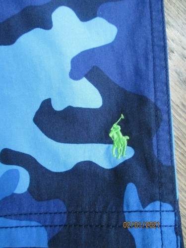 RALPH LAUREN BOYS NEW BLUE CAMOFLAGE SWIMMING TRUNKS SIZE 8Y - Picture 4 of 10