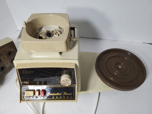 Vintage Oster Regency Kitchen Center 12 Speed Mixer Blender with Mixers - Picture 7 of 10