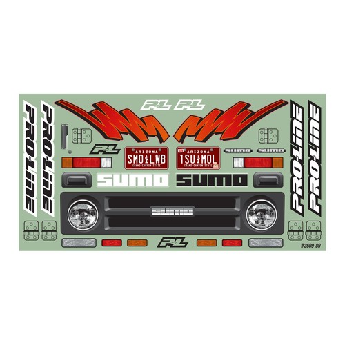 Pro-Line 3609-00 1/10 Sumo L Clear Body 12.3" (313mm) Wheelbase Crawlers - Picture 7 of 7