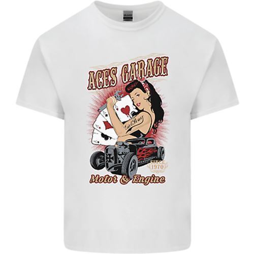 Camiseta Para Niños Aces Garage Hotrod Hot Rod Dragster - Picture 2 of 25