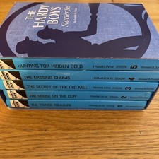 The Hardy Boys STARTER SET 5 Hardbacks in Boxed Set Franklin W, Dixon Clean 1-5
