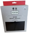 Hunter Original Boot Socks Black Fleece Big Kids Size X-Large Womens S Open Box