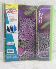 Trapper Keeper  Binder Portfolio Folder 2021 Mead Retro Tiger Boombox Purple