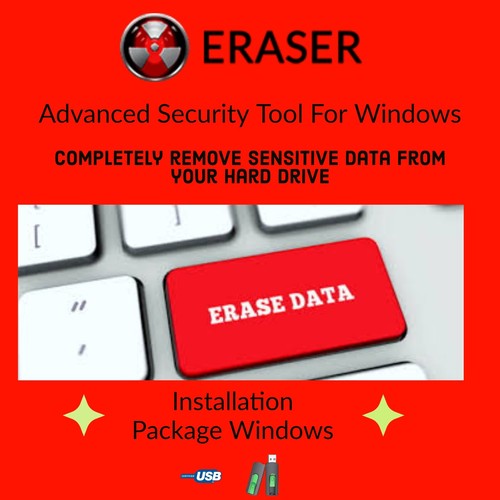 ERASER FILE DESTRUCTION AND HARD DRIVE SYSTEM WIPE SOFTWARE USB 23 eBay