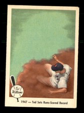 1959 Fleer Ted Williams #34 1947 - Ted Sets Run-Scored Record EX