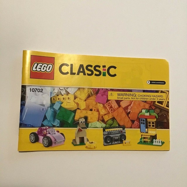 lego classic instruction book