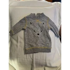 René Rofé Baby Gray Sweater Animal Design 6-9 Months Unisex