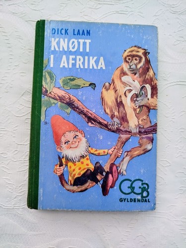1961 Norwegian Pinkeltje Book Knøtt i Afrika - Dick Lann - Norway Gift