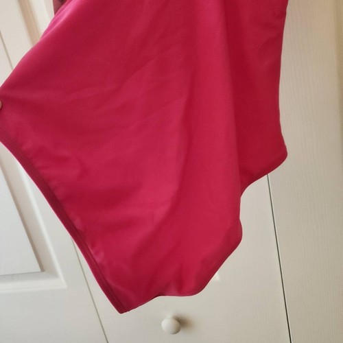 No Boundaries Pink One-Piece Swimsuit With Blue & Yellow Trim Size S NWT - Picture 8 of 10