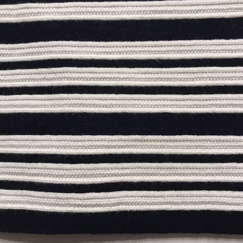 NWT $89 Ann Taylor Navy White Stripe Pencil Skirt Pull On Size XS - Picture 2 of 9