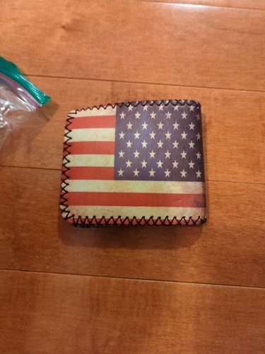 United States of America American Flag Mens Boys Wallet New Free Tracking - Picture 3 of 3