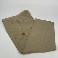 Polo Jeans Company Ralph Lauren Cargo Pants Mens 40x32 Tan Carpenter Cargo VTG