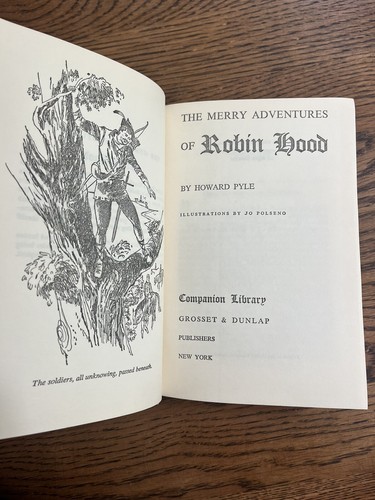 The Merry Adventures of Robin Hood Companion Library Vintage Classic Lame Prince - Picture 7 of 9