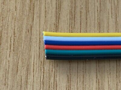 RGB+CCT 6-Core AWG20 0.48mm² LED Strip Cable Wire Extension RGB CW Multicolor UK