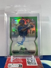 2023 Bowman - Chrome Prospect Autographs #CPA-RS Ronny Simon GREEN 94/99 Marlins