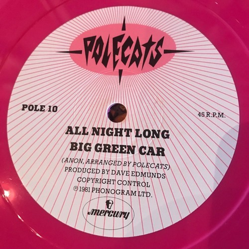 HEAR- 1981 MODEN ROCKABILLY 10" -THE POLECATS - JOHN I'M ONLY DANCING+2- PINKWAX - Bild 5 von 5