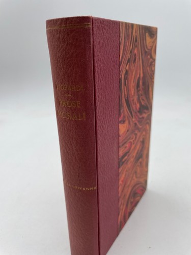 Le prose morali di Giacomo Leopardi 1924 - Imagen 1 de 3