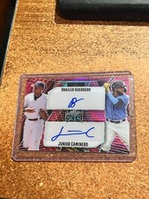2023 Leaf Metal Dual Auto Silver Wave #DA-5 Brailer Guerrero Junior Caminero 3/7