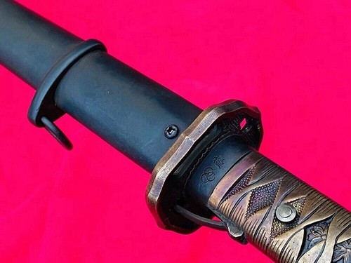 Vintage Militär Japanische Armee Schwert Samurai Katana Seriennummer Messinggriff - Bild 1 von 14
