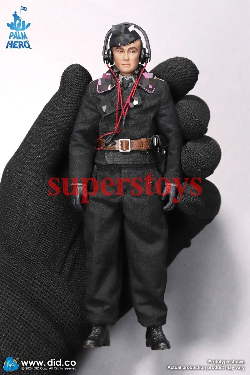 DID XD80027 1/12 WWII German Panzer Commander Otto Carius Action