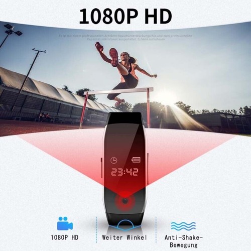 OctaCam Video Armbanduhr Full HD Mini Action Cam Sitzung Voicerecorder 32GB128GB - Bild 9 von 13