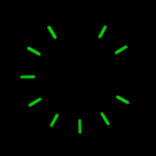 28,5 mm verde luminoso esfera de reloj estéril ajuste movimiento automático ST1644 - Imagen 2 de 18
