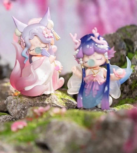 Robotime Rolife Nanci Auspicious Eastern Spirit Beast Blind Box Actionfiguren D - Bild 6 von 16