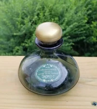 VTG 1964 Avon Captain's Choice 8 oz. Green BOTTLE (Apothocary) GENIE DECANTER