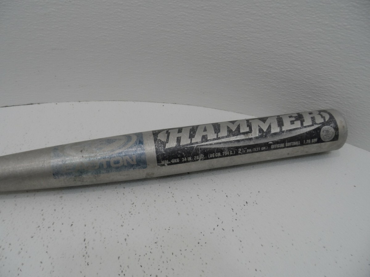 Batte De Softball Easton Hammer 34 28 Oz - Slowpitch