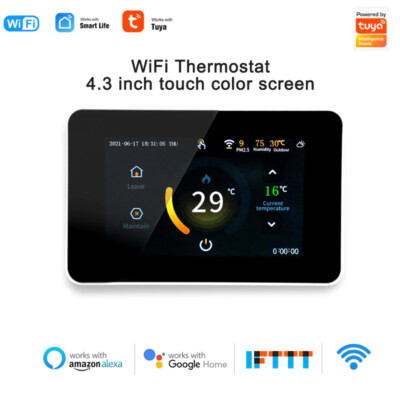 Smart WiFi Heating Thermostat Home Gas Boiler Central Room Control Alexa  Google | eBay