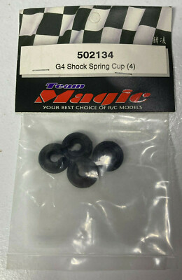 Team Magic 502134 G4 Shock Spring Cup (4) RC Radio Control Car Part NEW