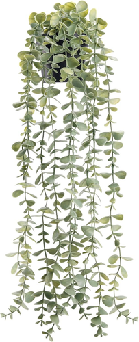 1 Pack Fake Hanging Eucalyptus Vine Plant for Bathroom Home Shelf Bookcase Decor - Picture 12 of 12