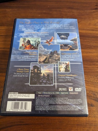 Myst III: Exile (Sony PlayStation 2, 2002) - Picture 2 of 4