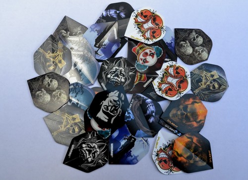 30 SKULL HORROR STANDARD DART FLIGHTS 10 SETS VALUE PACK - 第 1/1 張圖片