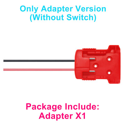 DIY Power Wheels Adapter Connect Compatible With Milwaukee M18 18V Battery Dock