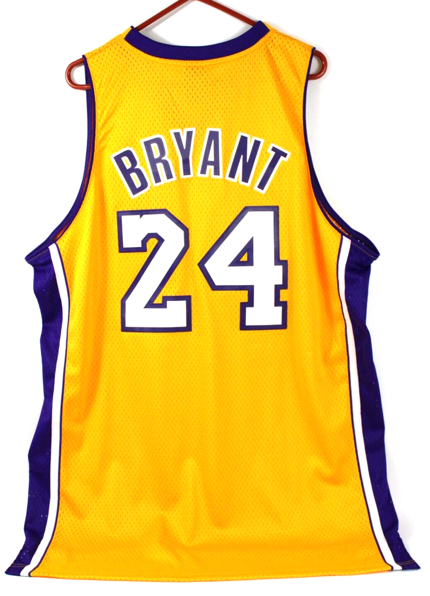 NWT Kobe Bryant Lakers Adidas Swingman Gold Jersey Size XL Tall