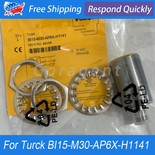 For TURCK Photo-electric Sensor BI15-M30-AP6X-H1141 Inductive Proximity Switch - Picture 1 of 4