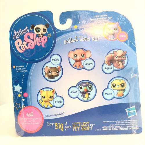 Littlest Pet Shop Toucan & Bird Figure 2-Pack #1906, 1907 Collector Pets Toy - Picture 2 of 8