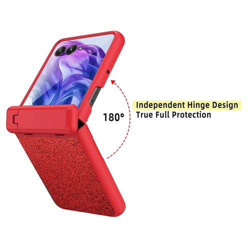 Bling Glitzer Hülle Motorola RAZR 60 Ultra 2025 Ständer Scharnier Panzer Cover Folie - Bild 18 von 26