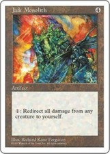 MTG 5th Edition - Jade Monolith NM