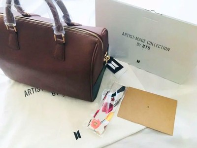 BTS Bags | New Artist Made Collection by BTS V Mute Boston Bag | Color: Brown | Size: Os | Jakhouma's Closet