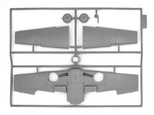 ICM 48803 Plastic model kit 1:48 Bf-109F-2 with German pilots & ground personnel - Picture 18 of 24