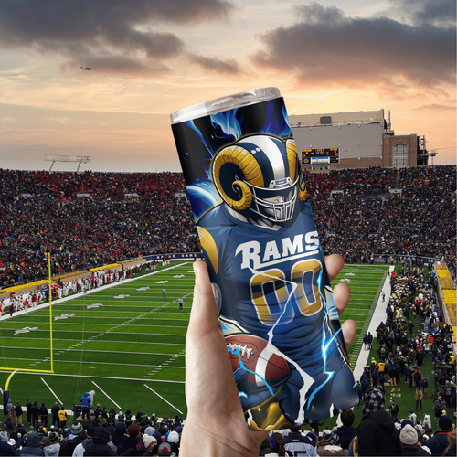 NFL Multicolor 20oz Insulated Skinny Tumbler, Box, Lid, Straw made by a Veteran - Picture 49 of 78