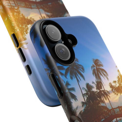 Tough Cases: Tropical Sunset Phone Case, Summer Vibes, Beach Decor, Gift [...] - Picture 3 of 9