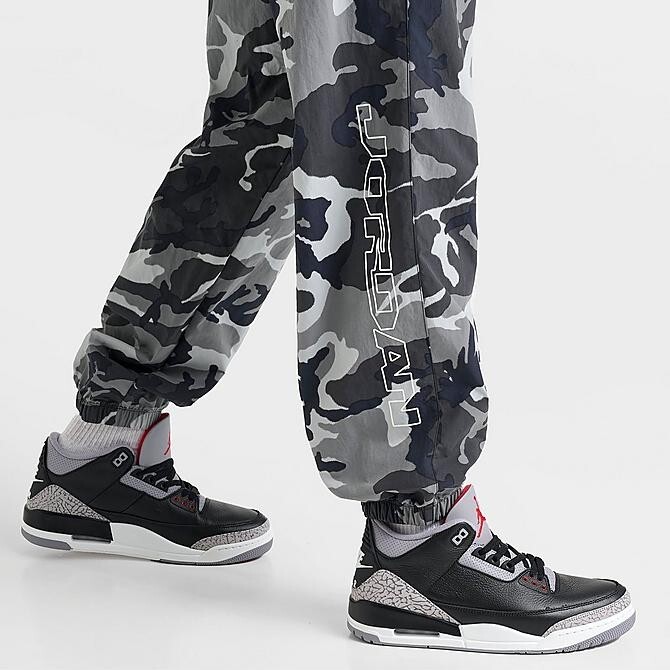 Air Jordan MVP Camo Mens Woven Jogger Pants FZ3529 010 Large