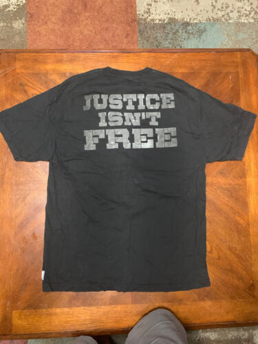 WWE The Shield " Justice Isn't Free " Men's XL T-Shirt Rollins, Reigns, Ambrose - Picture 3 of 3